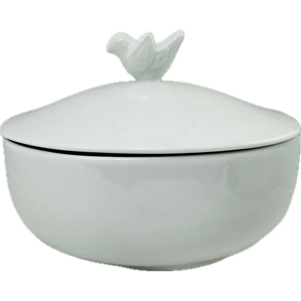 Pottery Barn Great White Dove Serving Bowl With Lid The Great White Collection